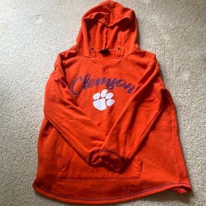 Orange clemson hoodie